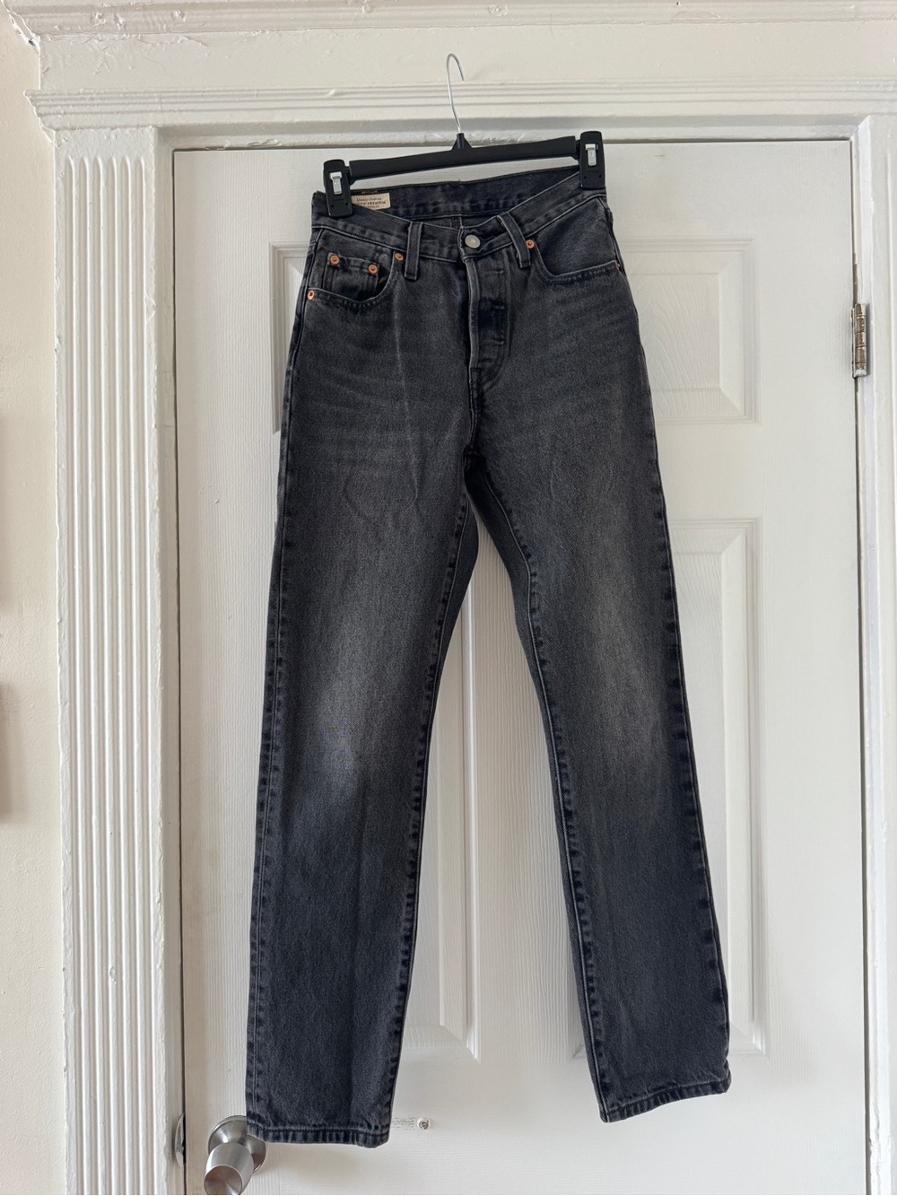 Levi's Faded Black 501 Jeans